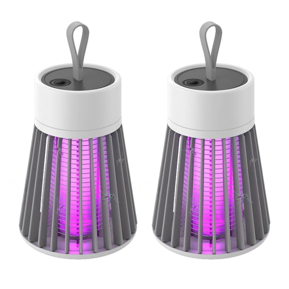 Mosqishock Mosquito Lamp Bug Zapper, Portable Cordless Outdoor & Indoor, Waterproof USB Rechargeable Insect Trap, Ultra-Quiet Electric Fly Zapper Coverage Up to 20㎡