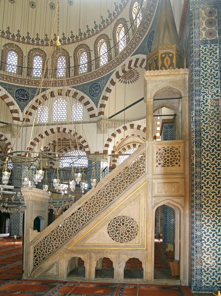 Mosque Of Rstem Pasha Canvas Art -  (18 x 24)