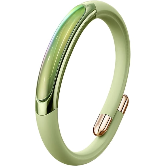 Mosquito 1 Pack, DEET Free Mosquito Bands With 6 Pcs Essential Oil Cotton, Waterproof Insect Bug Wristbands For Adults And Kids Indoor Outdoor Use (Green)