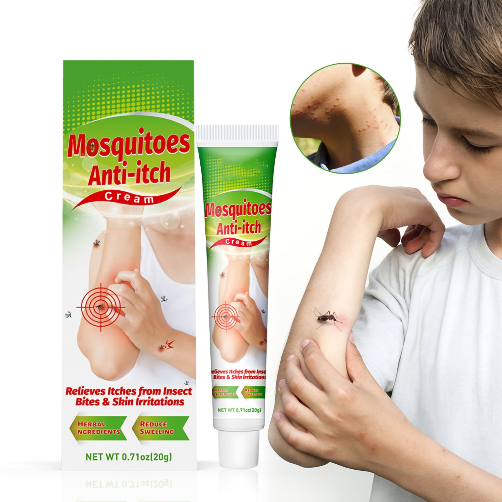 Mosquito Anti itch Cream Natural Herbal Mosquito Repellent Cream
