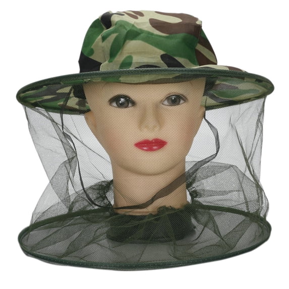 Mosquito Bee Bug Insect Mesh Head Face Protect Hat Camouflage