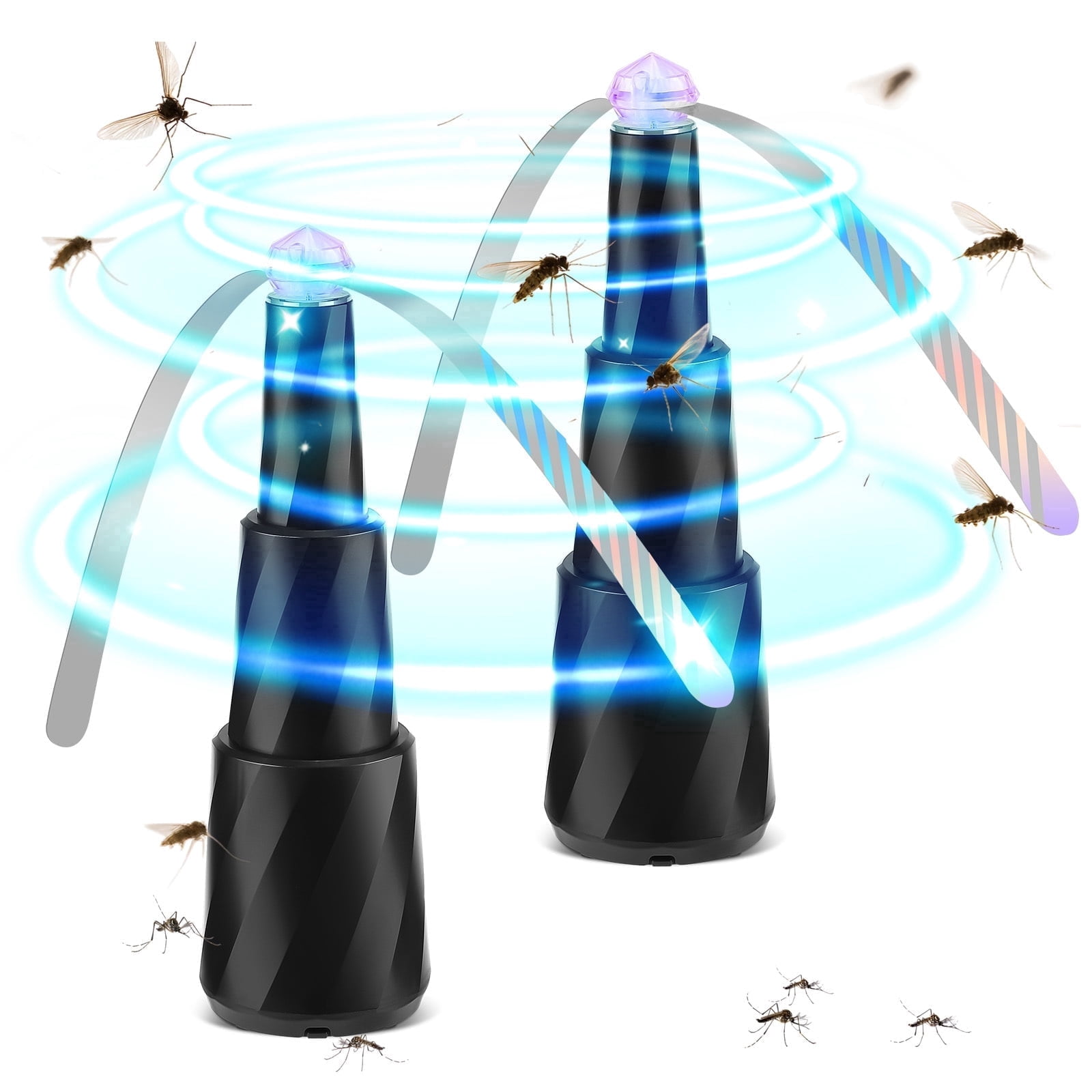 Mosquito Fans for Tables Rechargeable, Fly Repellent Fan, Table Food ...