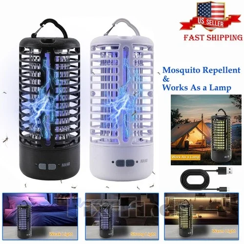 Mosquito Fly Bug Insect Zapper Killer Indoor Outdoor Electronic Light Trap Lamp