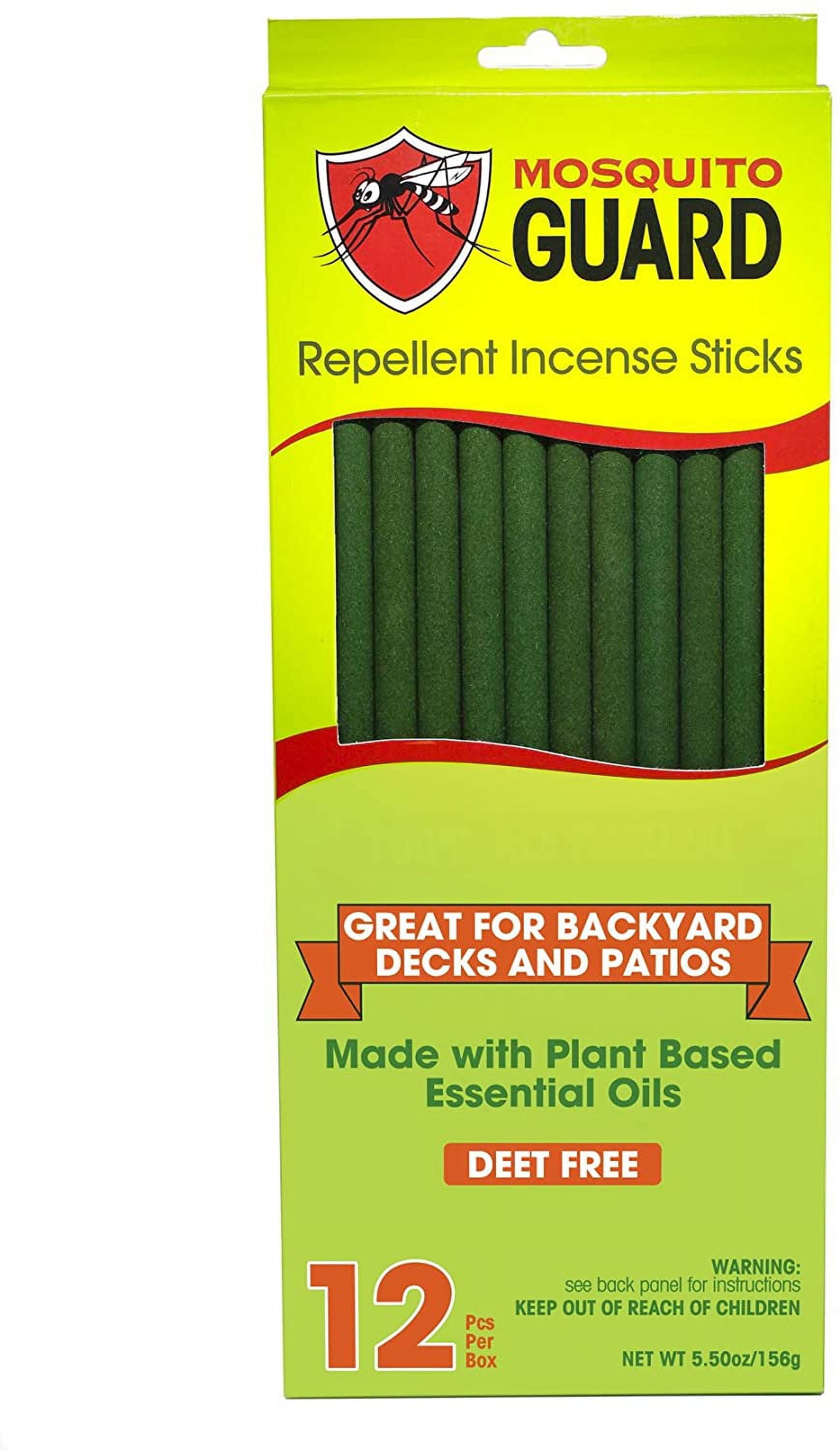 Mosquito Guard Incense Repellent Sticks 12 Inch Incense Sticks Made with Natural Plant Based