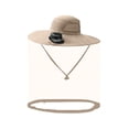 thumbnail image 1 of Mosquito Hat with Net 2 Solar Fan Wide Brim Bug Sun Hat Netting UPF 50+ for Fishing Hiking Garden, 1 of 3