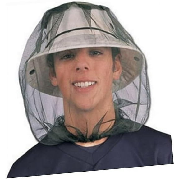 Mosquito Head Net, Gnat Face Netting Protecting Net, for Any Outdoor Activities, Works Over Most Hats Comes, Suitable for Outdoor Hiking Camping Climbing Walking(Army Green)