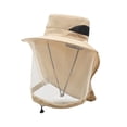 thumbnail image 1 of Mosquito Head Net Hat, Sun Hat, Wide Brim Fishing Hat with Neck Flap Sun Hat, Fishing Hat, Bug Cap - UPF Sunscreen Fishing Hat, Breathable Mesh Insect Shield, 1 of 6