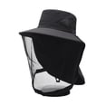 thumbnail image 1 of Mosquito Head Net Hat, Sun Hat, Wide Brim Fishing Hat with Neck Flap Sun Hat, Fishing Hat, Bug Cap - UPF Sunscreen Fishing Hat, Breathable Mesh Insect Shield, 1 of 5