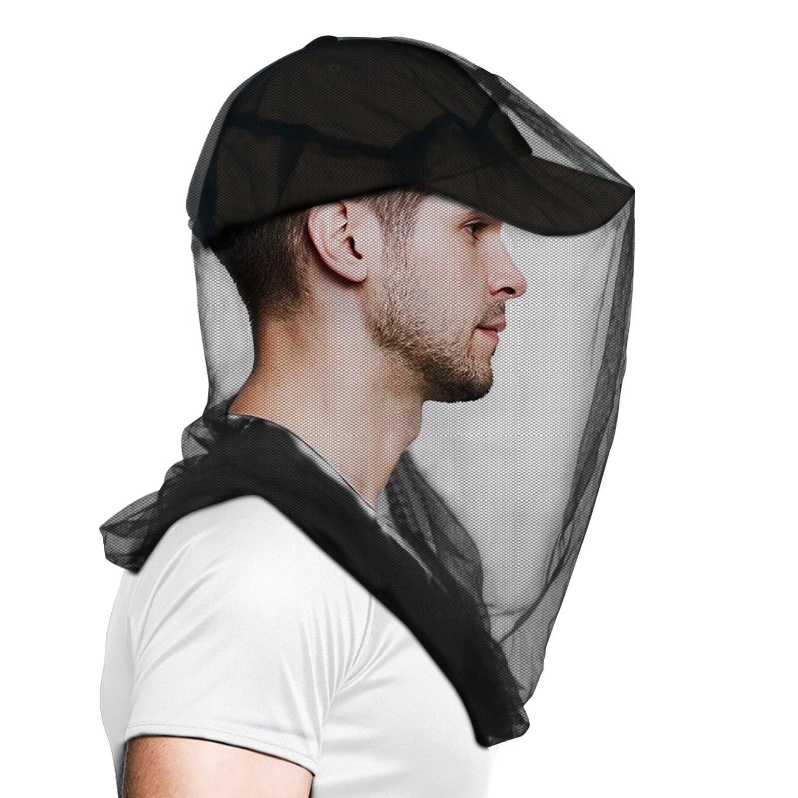 Mosquito Head Net for Insects, 2 Pack, Premium Bug Net for Head, Fly ...