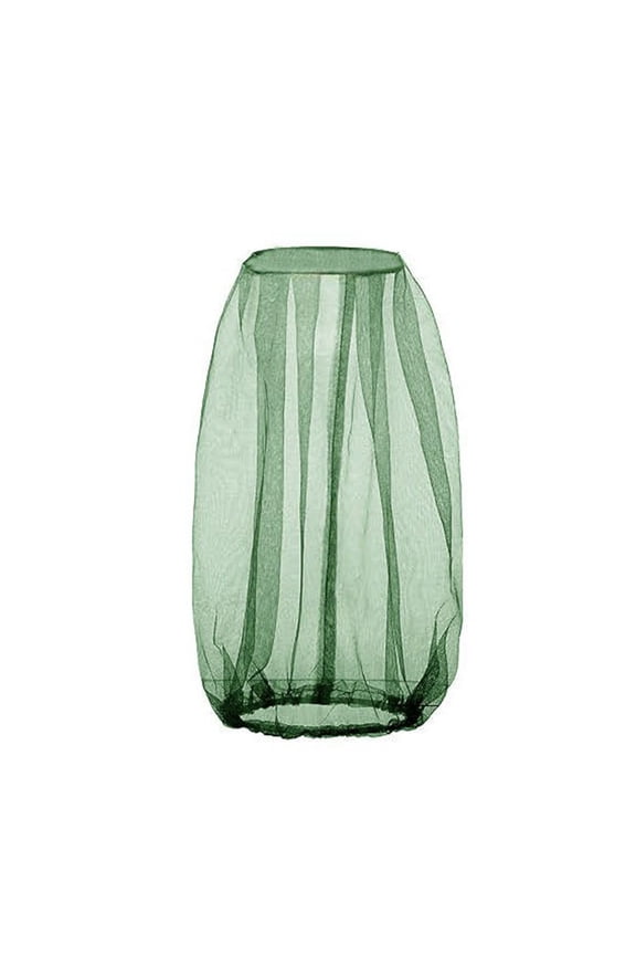 Mosquito Head Net Mesh Face Mask for Outdoor Protection 10 x 18 in Breathable Netting Hood for Fishing and Hiking Army Green