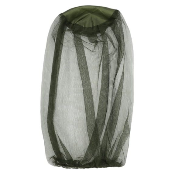 Mosquito Head Net Mesh,Face Neck Fly Netting Hood,Bug Face Netting over Hat Adults Gnat Fly Insect Midge Protection Screen Net for Any Outdoor Lover- with Carry Bags Fits Most Sizes of Hats Caps