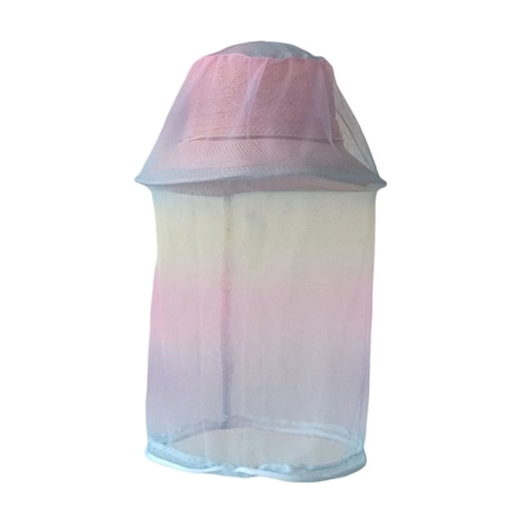 Mosquito Head Net Mesh for Outdoors, Net for Head Hiking, Hats with Netting for Men Women, Black Fly Head Net Midge No See Um Gnat for Adults Multicolor