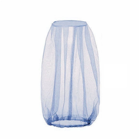 Mosquito Head Net XXS 25x46cm Strap Compact Fishing Camping Mesh Face Mask Adjustable Headband Lightweight Insect Protection for Youth Navy