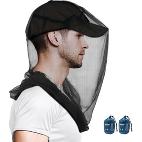 Mosquito Head Net for Insects, 2 Pack, Premium Bug Net for Head, Fly & Bug Protection