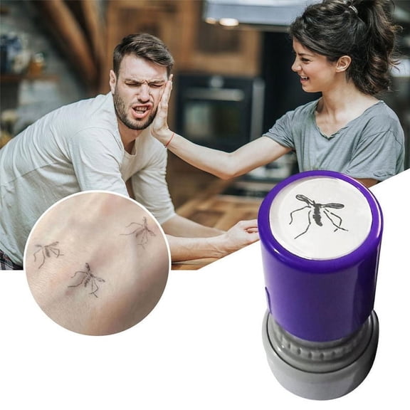 Mosquito Ink Stamp Self Inking Prank Novelty Fake Bug Print