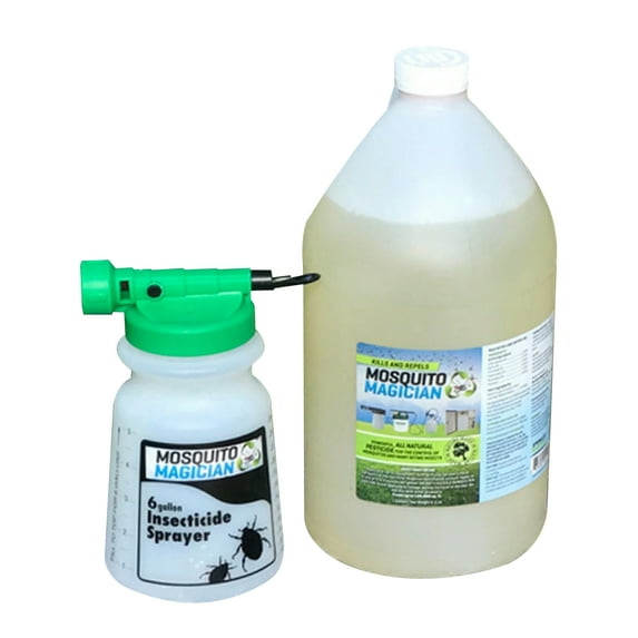 Mosquito Magician Hose Sprayer with 1 Gallon Natural Insect Repellent