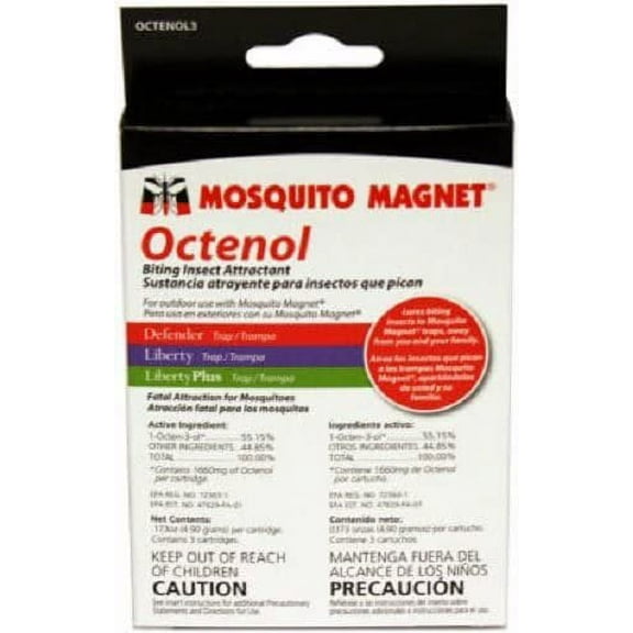Mosquito Magnet Octenol 3 3 Pack Biting Insect Attractant - Quanity 4