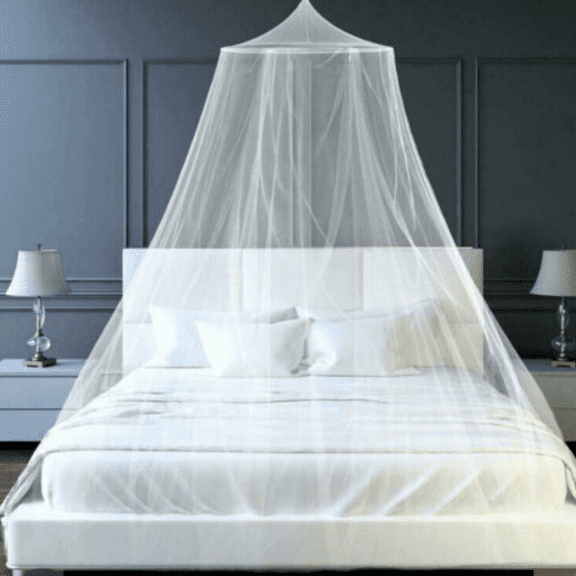 Mosquito Net Canopy Dome Fly Insect Protect Double King Bed Tent Mesh Curtain
