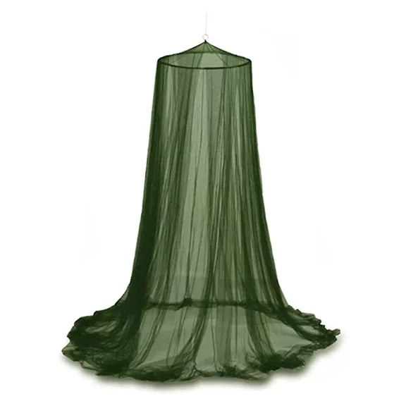 Mosquito Net, Hanging Olive Army Green ,Large Dome Canopy for Travel Home Camping