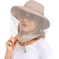 thumbnail image 1 of Mosquito Net Hat - Bug Cap UPF 50+ Sun Protection with Hidden Netting Outdoors for Women and Men, 1 of 7