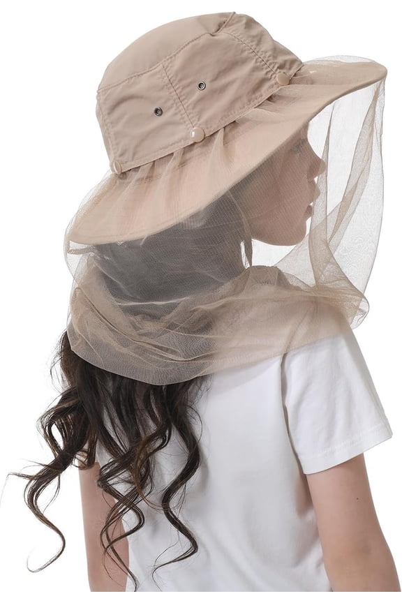 Mosquito  Net Hat -  Cap UPF 50+ Sun Protection for Beekeeping Garden Fishing