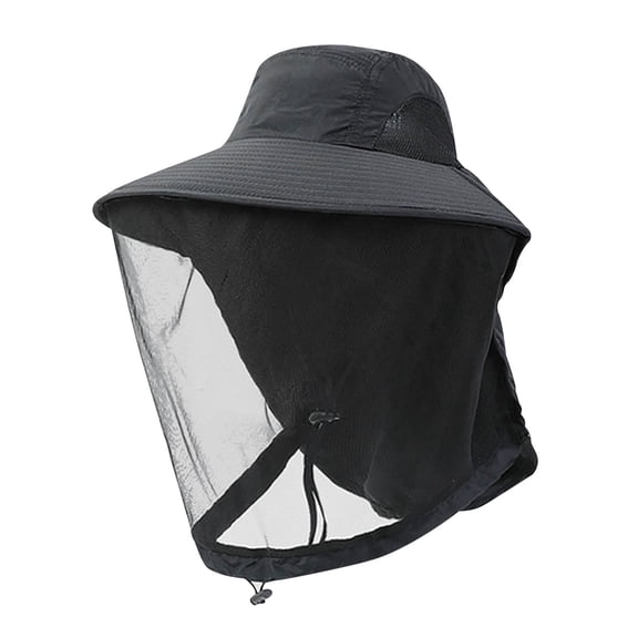 Mosquito Net Hat, Mosquito Net Head Hat with Sun Hat Net, Bee Hat Hunting Hat for Outdoor Camping and Gardening, Portable Insect Protection