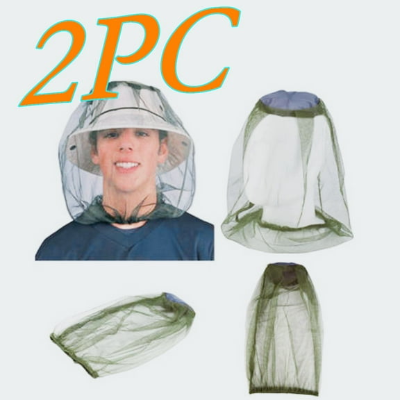 Mosquito Net Hat Recent 2 PC Orders Mesh Mosquito Head Net Bug Net for Head Face Neck Net Protection for Camping Hiking Fishing Gardening From Black Fly
