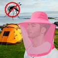 thumbnail image 1 of Mosquito Net Hat, Sun Protection Hat with Foldable Mesh for Outdoor Activities, Hiking, Camping, Fishing, Adjustable, Breathable, for Gardening and Hunting, 1 of 1