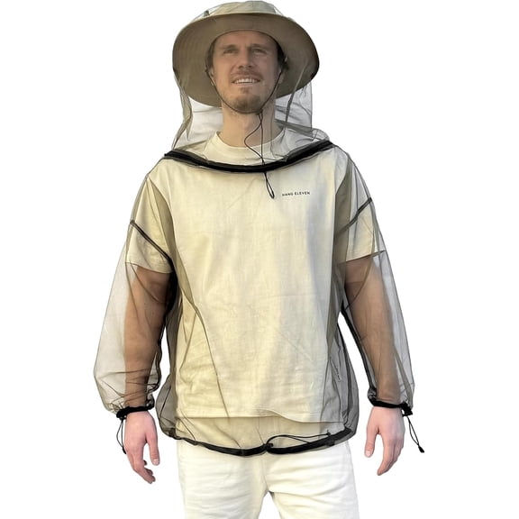 Mosquito Net Jacket for Mosquitoes & Bug Protection - Outdoor Insect Netting Resistent Clothes