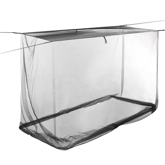 Mosquito Net- Portable Mosquito Netting for Camping – Completely Covers a Sleeping Bag, Bed or Cot,Black