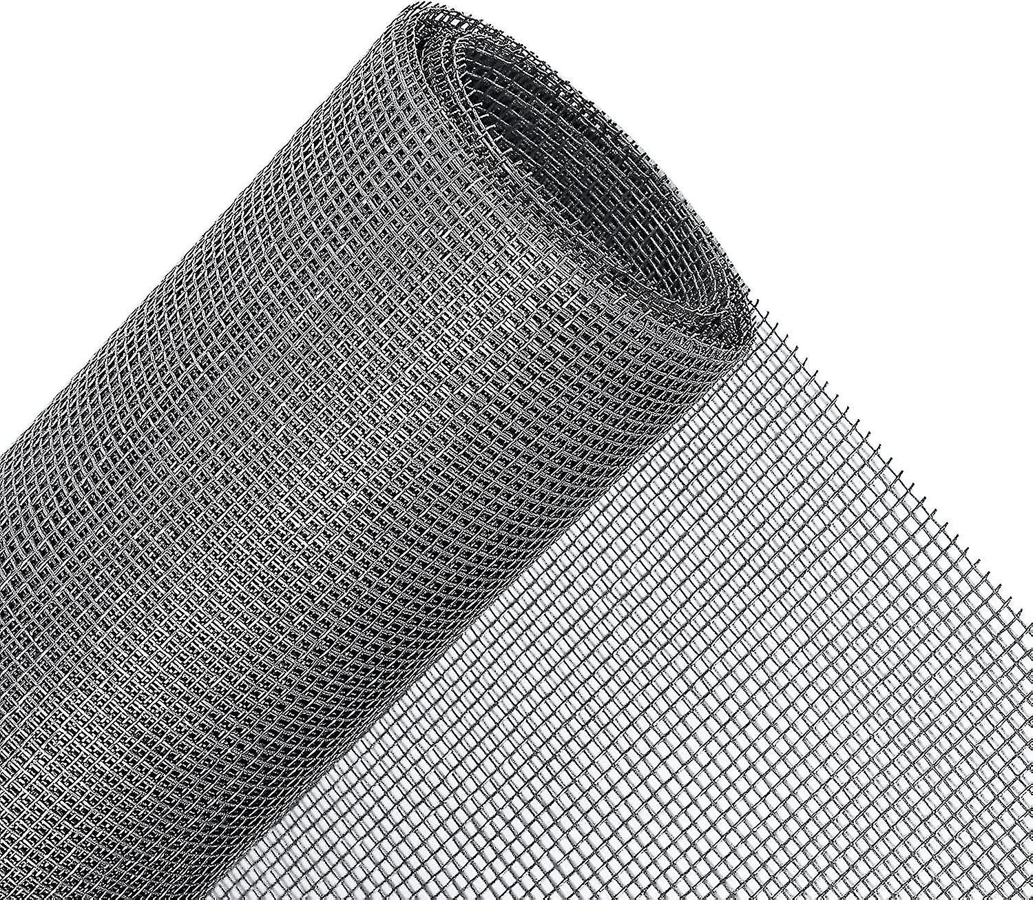 Mosquito Net Roll 120 X 300 Cm, Mosquito Net Fabric By The Meter For Windows, Adjustable And Durable Fibreglass, Grey,