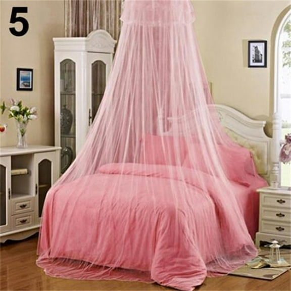 Mosquito Net for Bed, Large White Bed Canopy for Girls, Hanging Bed Net, Easy Installation Ideal for Bedroom Decorative (Pink) 19.69x90.55x354.33"