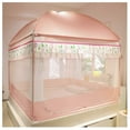 thumbnail image 1 of Mosquito Net for Bed, Portable Mongolian Travel Tent, with Double Door with Bottom, Breathable Mosquito Net Tent for Bedroom and Adult Beds, 1 of 7