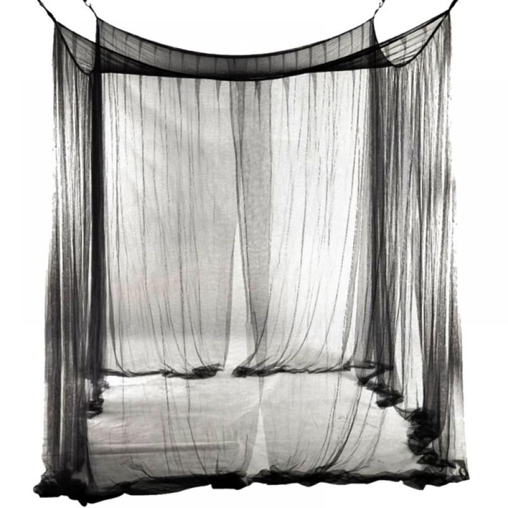Mosquito Net for Single to King-Sized Beds – Decorative Rectangular Shape for Home & Travel – Bed Canopy Hanging Kit Included - 6.2 x 6.8 FT