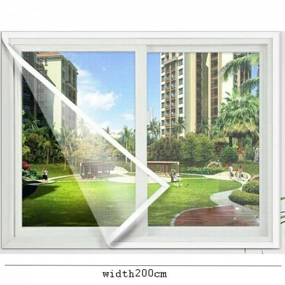 Mosquito Nets for Window,anti-mosquito window screens,Mesh Anti Insect Air Tulle Invisible white Fiberglass Mosquitoes and Flies