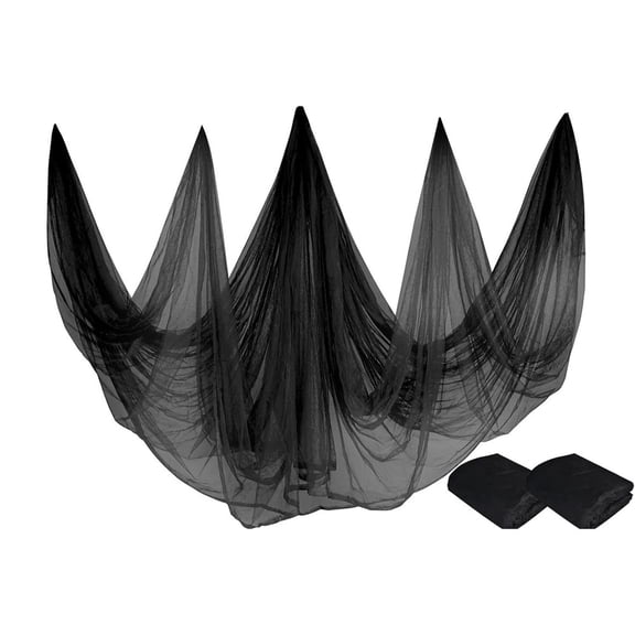 Mosquito Netting Garden Mesh Netting,Fly Bird Net Barrier Hunting Blind Plant Protecting Net, Black2.4*6m
