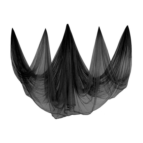 Mosquito Netting Garden Mesh Netting,Fly Bird Net Barrier Hunting Blind Plant Protecting Net, Black(2.4*6m)