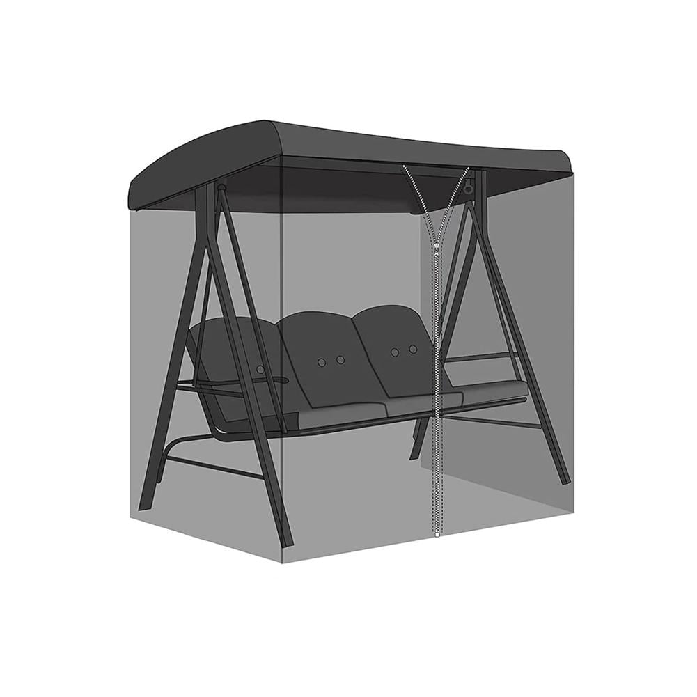 Mosquito Netting for Patio Porch Swing Net Outdoor Mesh Screen with Zipper Tent∠ V7Z2