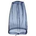 thumbnail image 1 of Mosquito Outdoor, Mosquito Net Hat, 17X20 In, Navy Mesh, Bug Net for Head, Full Face Coverage, Camping Trips, Xl Dimension, 1 Pc, 1 of 7