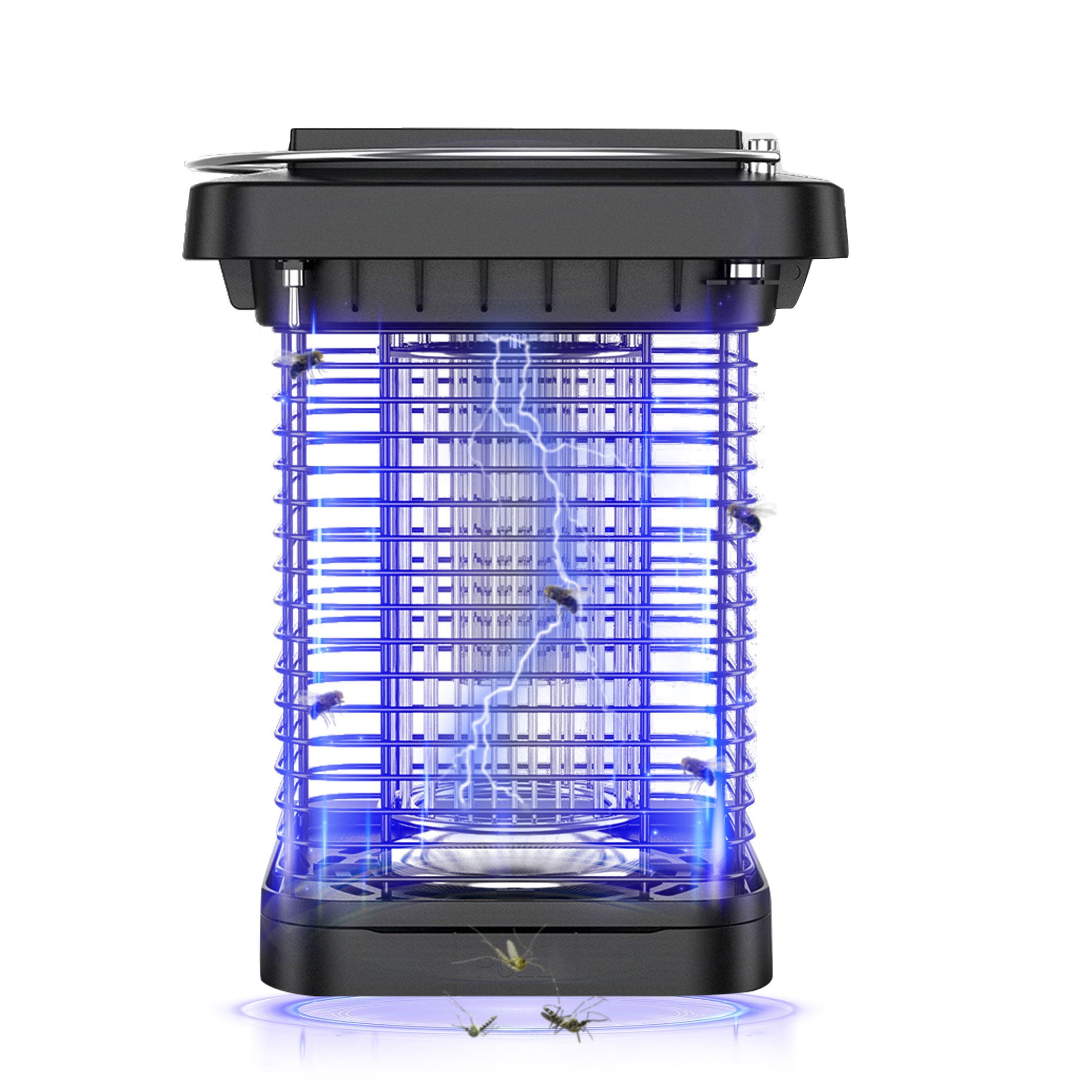 Mosquito Outdoor Trap Solar Garden Mosquito Zapper Household Waterproof Light for Killing Insects