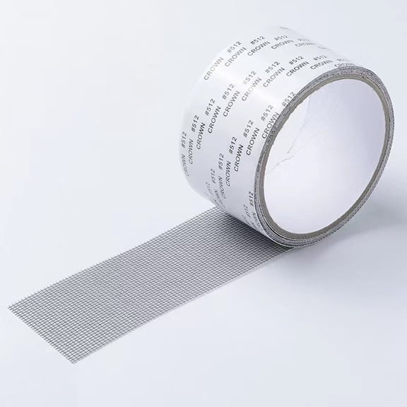 Mosquito Proof Window Screen Repair Patch Strong Adhesive Tape for Large Hole Mesh Fix Durable Polyurethane Netting DIY Repair 79 inch Length 2 inch Wide Gray