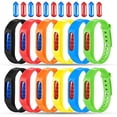 thumbnail image 1 of Mosquito Repellent Bracelets 12 Pack, Individually Wrapped Mosquito Repellent Bands for Kids Adults, Waterproof Mosquito Repellent Wristbands Indoor Outdoor Protection UP to 720Hrs (12 Extra Refills), 1 of 5