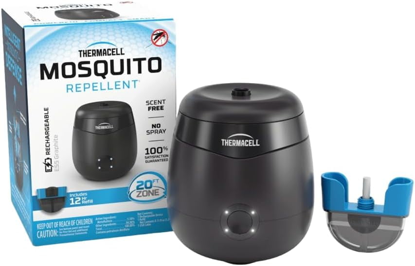 Mosquito Repellent ESeries Rechargeable Repeller; 20’ Mosquito