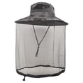 thumbnail image 1 of Mosquito Repellent Sun Hat with Net - Camo - Tactical UV Protection Bucket Hat for Hunting, Hiking & Camping (56-60cm), 1 of 5
