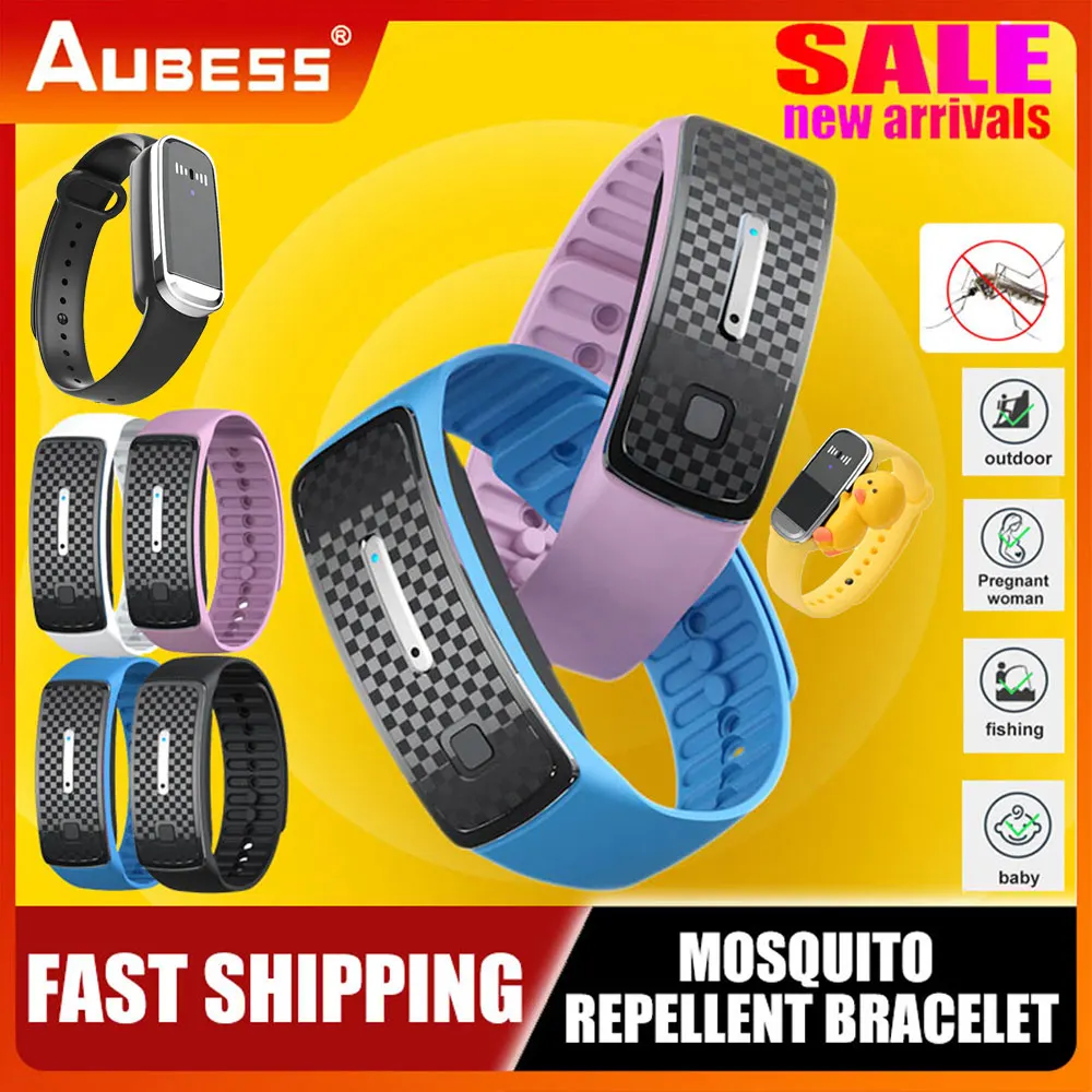 Mosquito Repellent Watch Mosquito Repellent Bracelet Ultrasonic Antimosquito Bracelets Mosquito