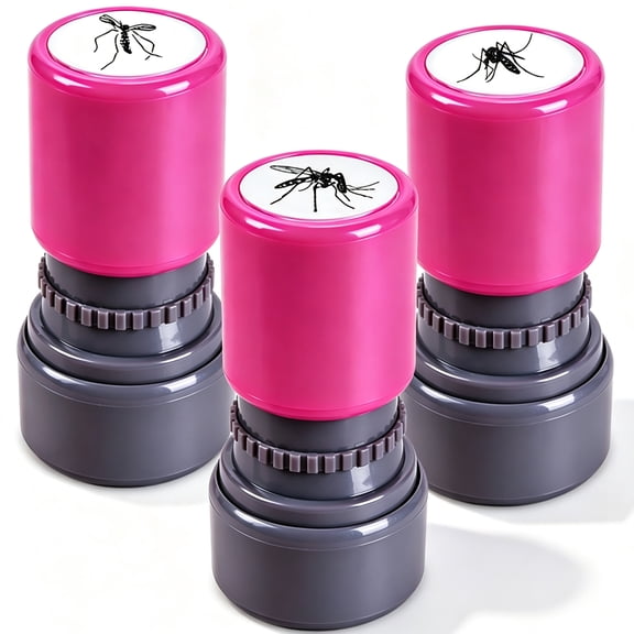 Mosquito Stamp Prank Funny Stamper Self Inking Stamps– Realistic Fake Bug Stamper with Live/Dead Imprints, Funny Gag Gift for Friends & Family
