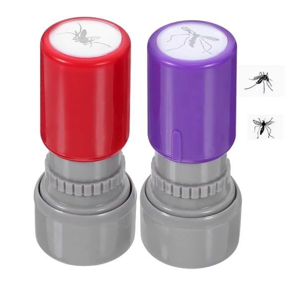 Mosquito Stamp Prank Self-Inking Stamp, Novelty Mosquito Bug Pattern Stamper for Office Gags, April Fools Day Party Jokes, Realistic Insect Imprint Desk Prank
