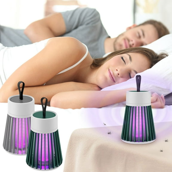 Mosquito Zapper under $5! Yannianjz Rechargeable Bug Zapper for Home and Camping - Mosquito Zapper with Safety Grid, Cordless Fly Trap with Purple Light,Mosquito Killer for Indoor/Outdoor Use