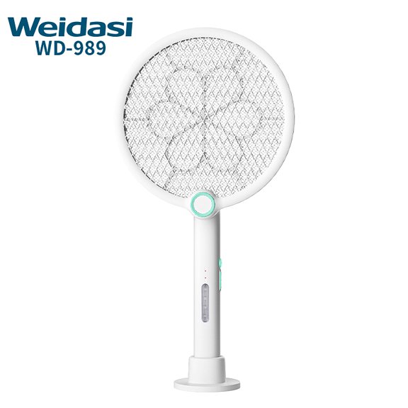 Mosquito Zapper Electric Fly Swatter - 180° Foldab Mosquito Bat With Led Light With Stand