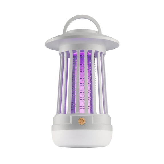 Mosquito Zapper Portable Usb Rechargeable Bug Zapper Durable White Electric Insect for Indoor Outdoor Home Camping Patio 1 Pack